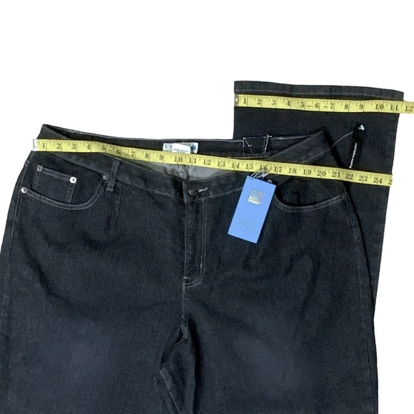 L.A. Blues Vintage Plus 5 Jeans Boot Cut Mid Rise Stretch Right Fit Charcoal 22 - Picture 7 of 16